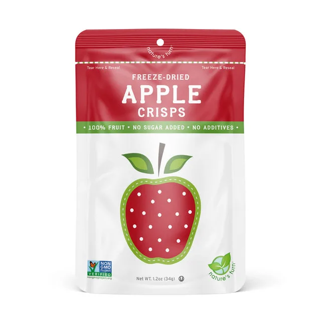 Freeze-Dried Apple Crisps by Nature's Turn - Tier B kids snack