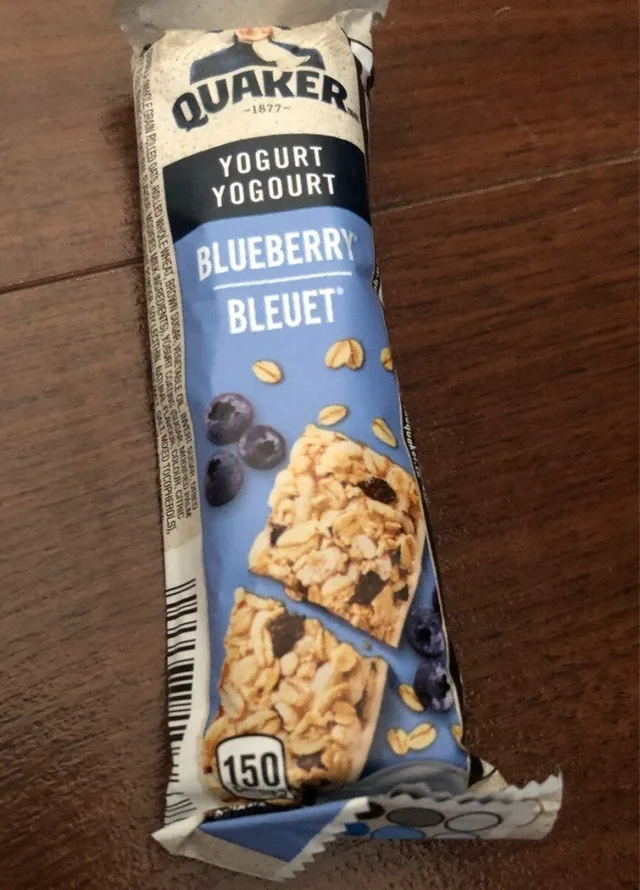 Yogourt Granola Bar Blueberry by Quaker - Tier B kids snack