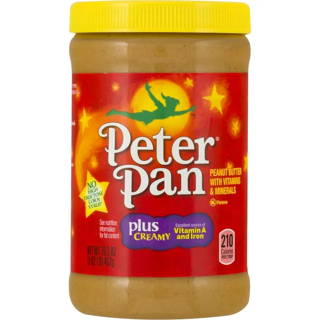 Plus Creamy Peanut Butter by Peter Pan - Tier C kids snack