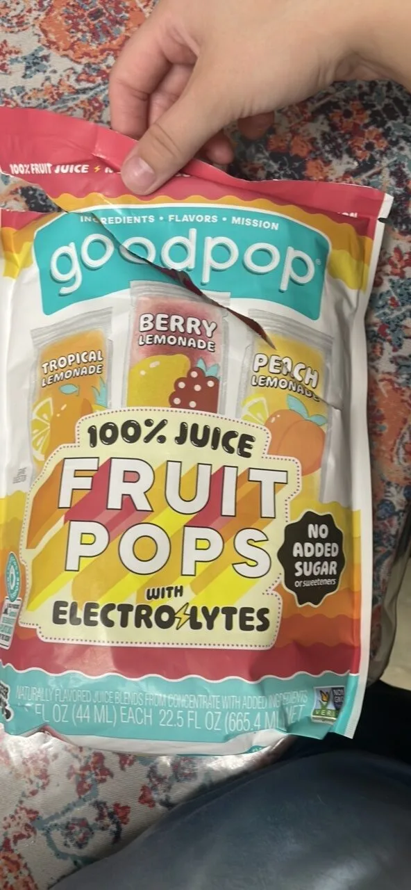 Fruit Pops by GoodPop - Tier B kids snack