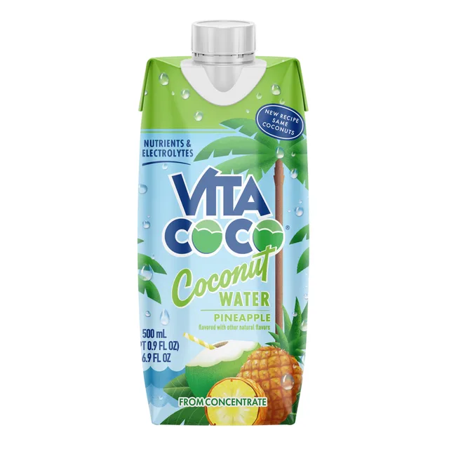 Kids Pineapple Coconut Water Pouch by Vita Coco - Tier B kids snack