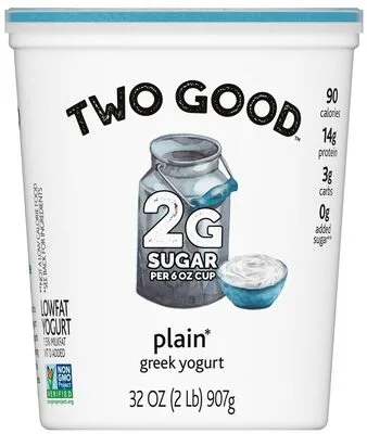 Two Good Plain Yogurt by Two Good - Tier B kids snack