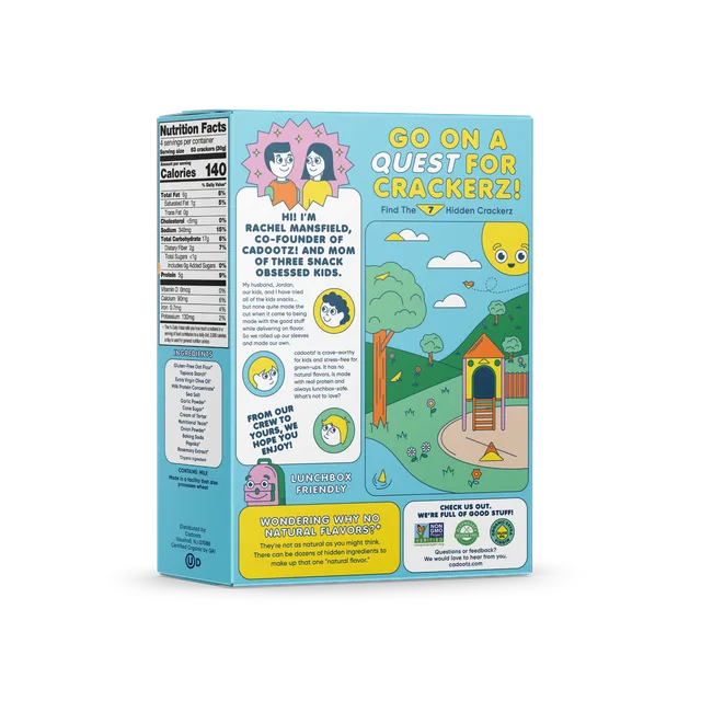 cadootz Sea Salt Crackers by cadootz - Tier B kids snack