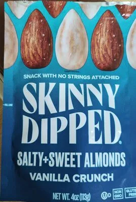 Salty + Sweet Almonds Vanilla Cocoa Crunch by Skinny Dipped - Tier C kids snack