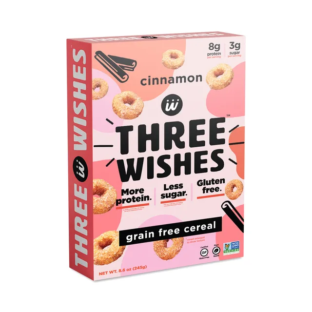 Three Wishes Grain-Free Cinnamon Cereal by Three Wishes - Tier C kids snack