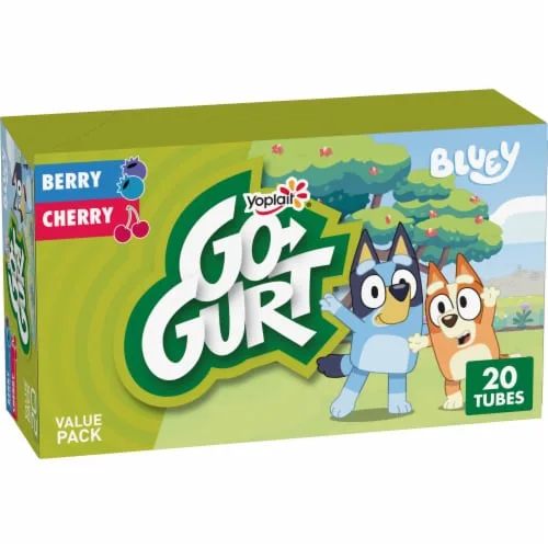 Go-Gurt Berry/Cherry Yogurt by Yoplait - Tier D kids snack