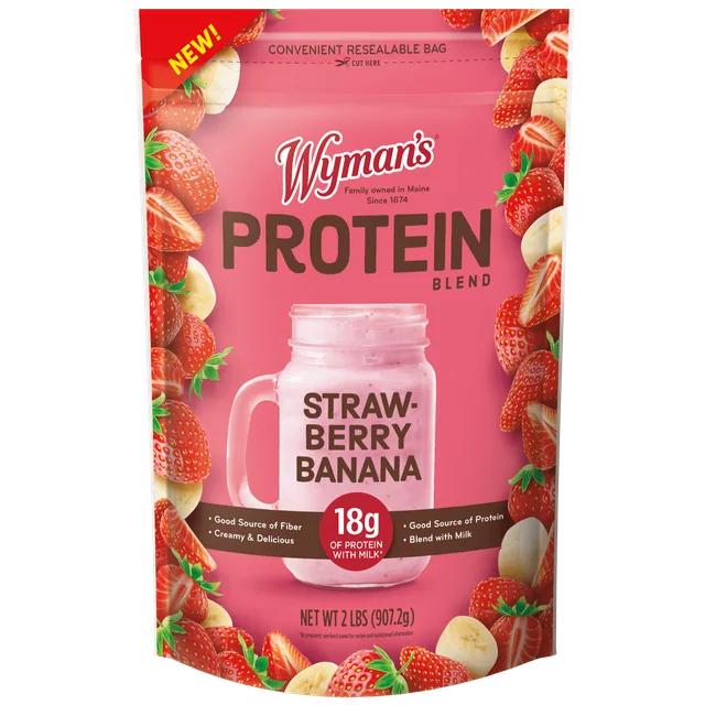 Wyman's Protein Blend - Strawberry Banana by Wyman's - Tier B kids snack