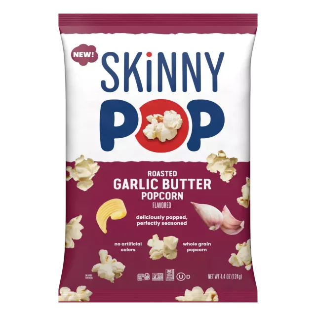 Roasted Garlic Butter Popcorn by SkinnyPop - Tier B kids snack