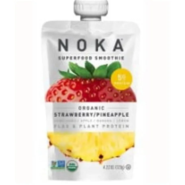 Superfood Smoothie Strawberry Pineapple by Noka - Tier B kids snack