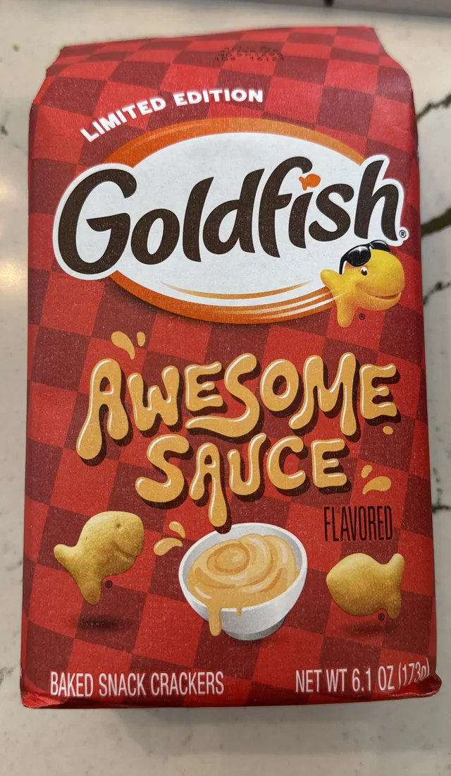 Awesome Sauce Flavored by Goldfish - Tier A kids snack