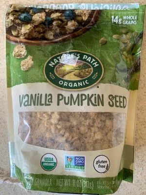 Vanilla Pumpkin Seed Granola by Nature's Path - Tier D kids snack