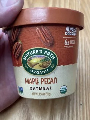 Organic Maple Pecan Hot Cereal by Nature's Path - Tier E kids snack