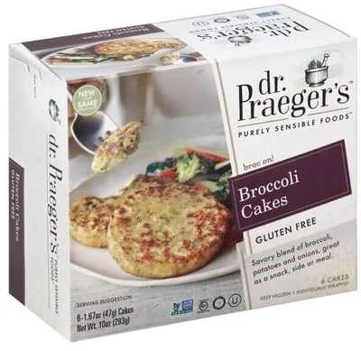 Broccoli Cakes by Dr. Praeger's - Tier C kids snack