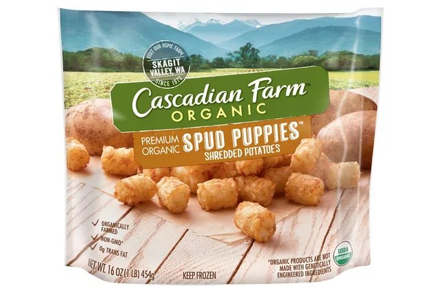 Crispy Golden Spud Puppies by Cascadian Farm - Tier A kids snack