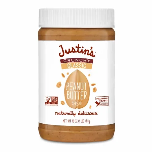 Crunchy Classic Peanut Butter by Justin's - Tier B kids snack