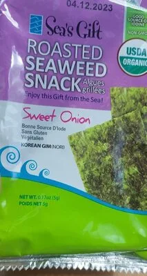 Roasted Seaweed Snack Sweet Onion by Roasted Seaweed Snack - Tier A kids snack