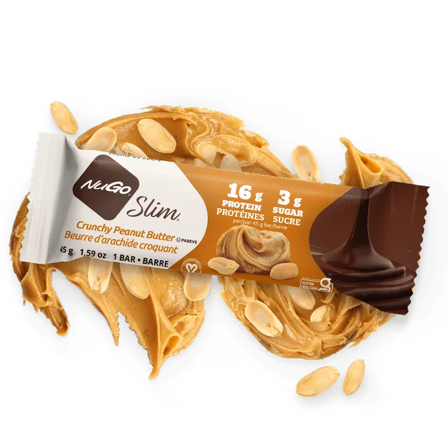 Crunchy peanut butter bar by NuGo - Tier C kids snack