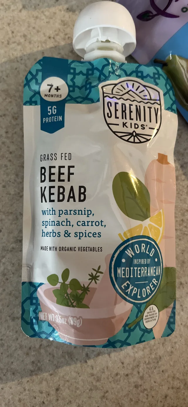 Beef Kebab by Serenity Kids - Tier B kids snack