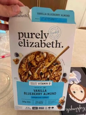 Vanilla Blueberry Almond Superfood Cereal by Purely Elizabeth - Tier E kids snack