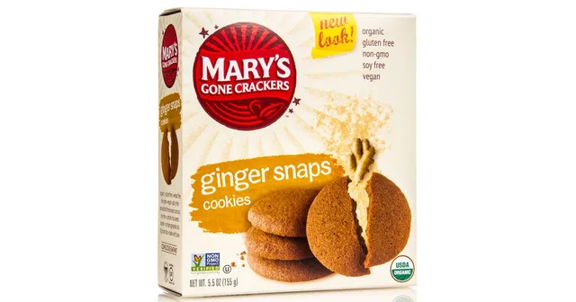 Ginger Snaps Cookies by Mary's Gone Crackers - Tier E kids snack