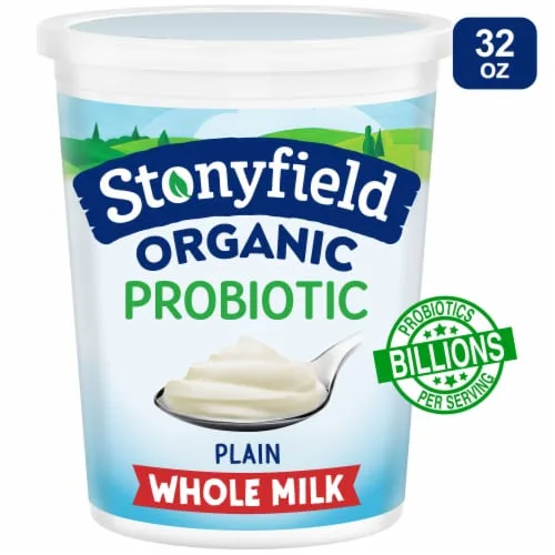 Plain Whole Milk Yogurt by Stonyfield - Tier B kids snack