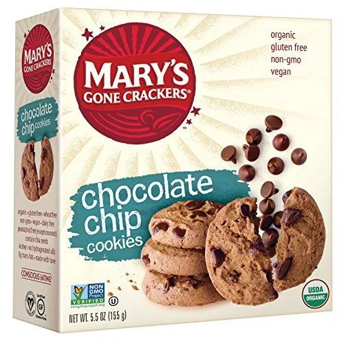 Chocolate Chip Cookies by Mary's Gone Crackers - Tier E kids snack