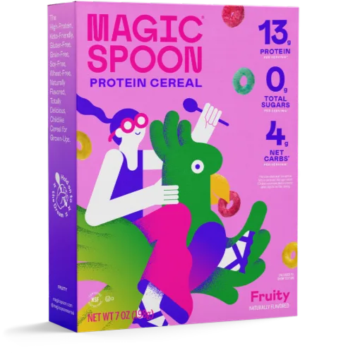Fruity Protein Cereal by Magic Spoon - Tier A kids snack