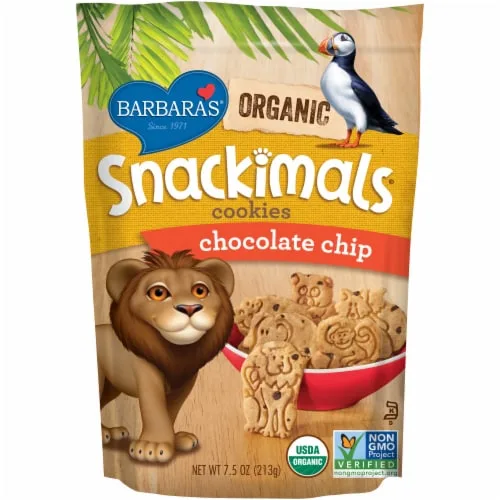 Snackimals, Cookies, Chocolate Chip by Barbara's - Tier E kids snack