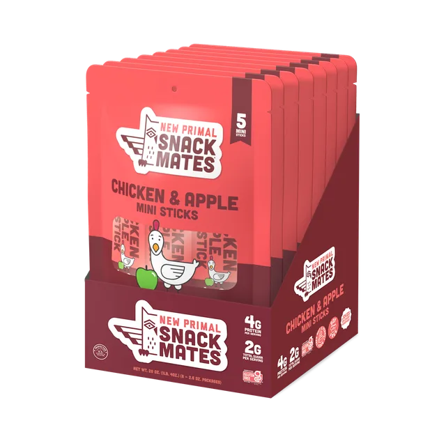 Chicken & Apple Mini Sticks by Snack Mates - Tier C kids snack