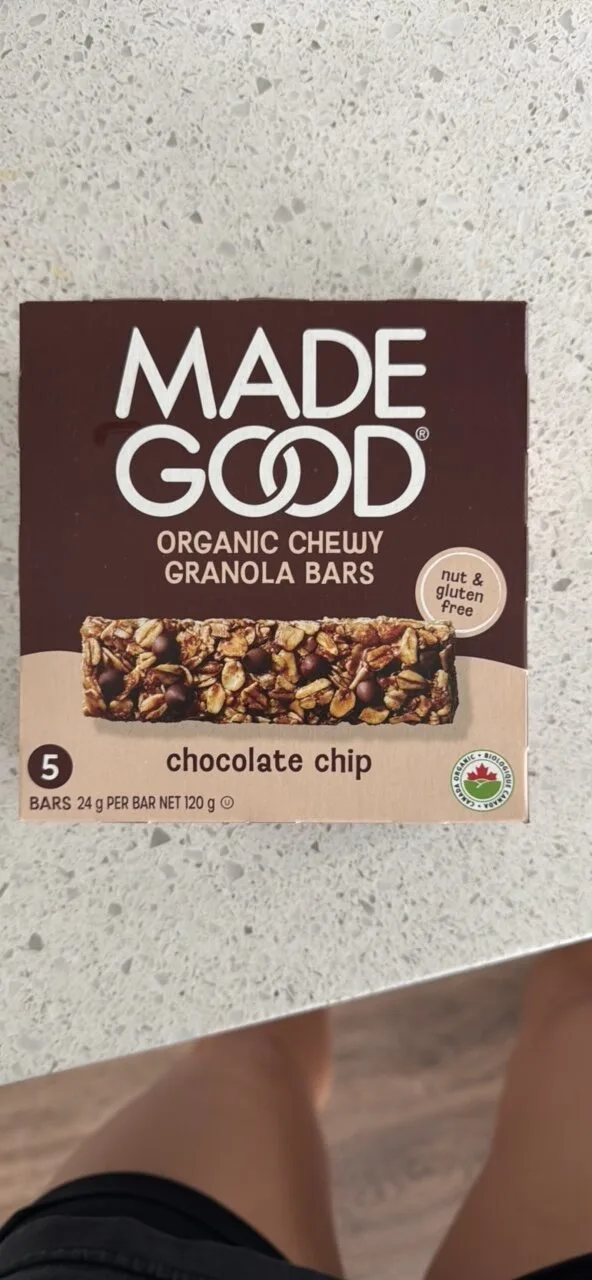 Organic Chewy Granola Bars by MadeGood - Tier B kids snack