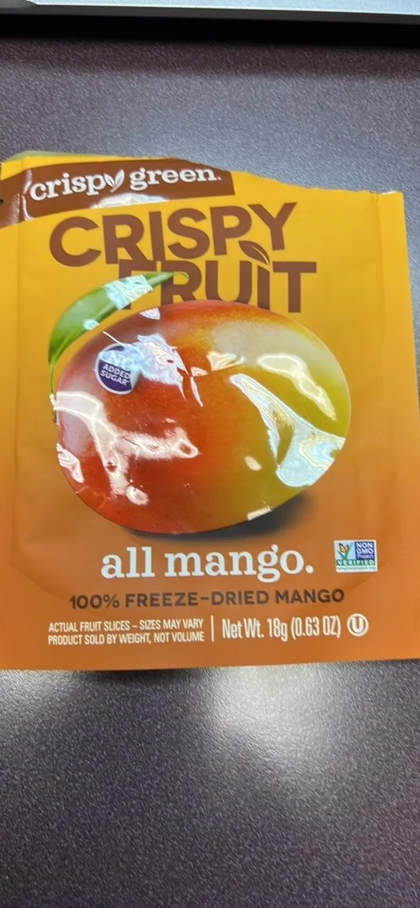 CRISPY FRUIT all mango by Crispy Green - Tier B kids snack