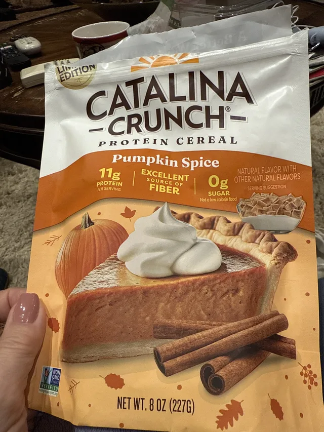 Pumpkin Spice Cereal by Catalina Crunch - Tier A kids snack
