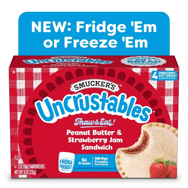Smucker’s strawberry uncrustables by Smucker's - Tier E kids snack
