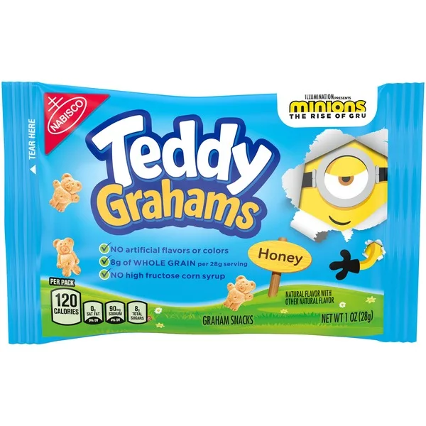 Nabisco teddy grahams crackers honey 1x10 oz by Teddy Grahams - Tier E kids snack