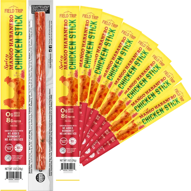 Mango Habanero Chicken Stick by Field Trip - Tier A kids snack