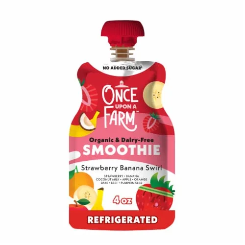 Tropical Greens Cold-Pressed Organic Fruit & Veggie Blend, Tropical Greens by Once Upon a Farm - Tier B kids snack