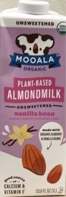Organic Vanilla Bean Unsweetened Almondmilk by Mooala - Tier A kids snack