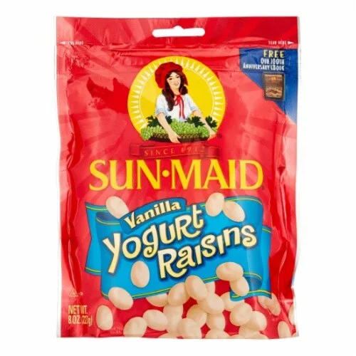 Sun-maid, yogurt raisins by Sun-Maid - Tier E kids snack