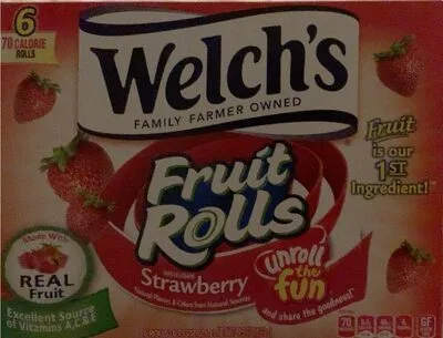 Fruit Rolls Strawberry by Welch's - Tier C kids snack