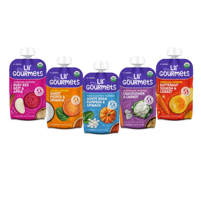 Organic Butternut Squash & Carrot by Lil' Gourmets - Tier B kids snack