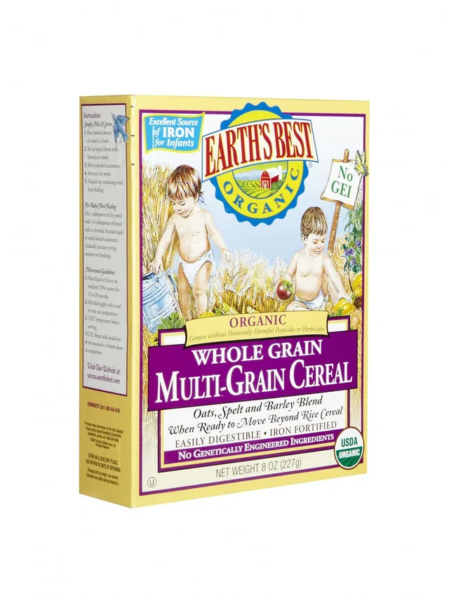 Whole Grain Mixed Grain Cereal by Earth's Best - Tier A kids snack