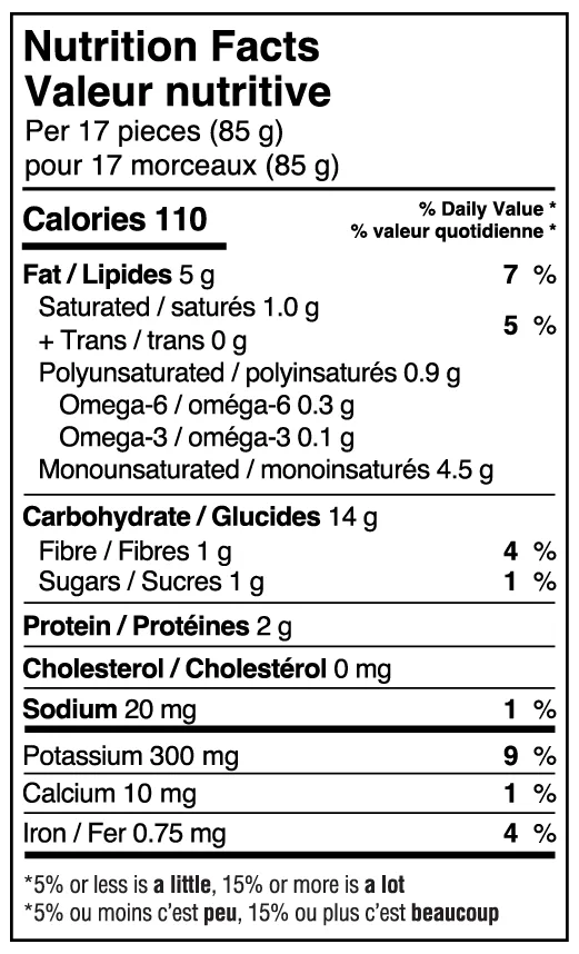Organic Straight Cut Fries by Wholly Veggie - Tier C kids snack