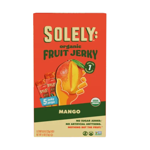 Mango & Strawberry Fruit Gummies by Solely - Tier B kids snack