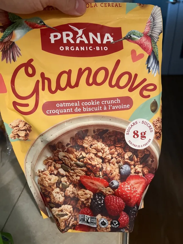 Oatmeal cookie crunch by Prana Organic - Tier B kids snack