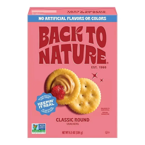 Back to nature, sprout & shine brown rice crisps by Back to Nature - Tier B kids snack
