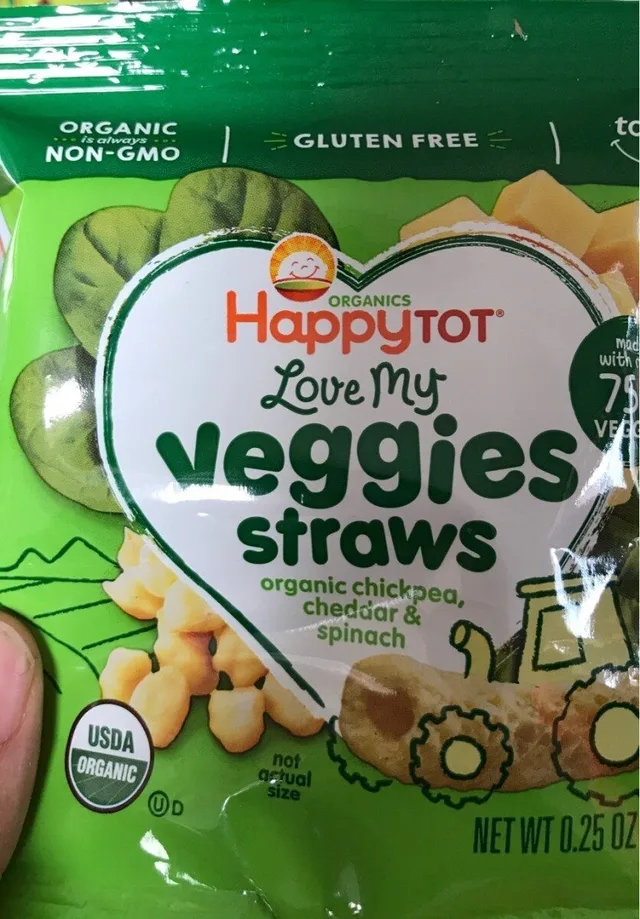 Veggies Straws by Happy Baby - Tier A kids snack