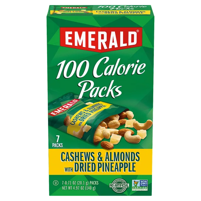 Cashews & Almonds with Dried Pineapple by Emerald - Tier C kids snack