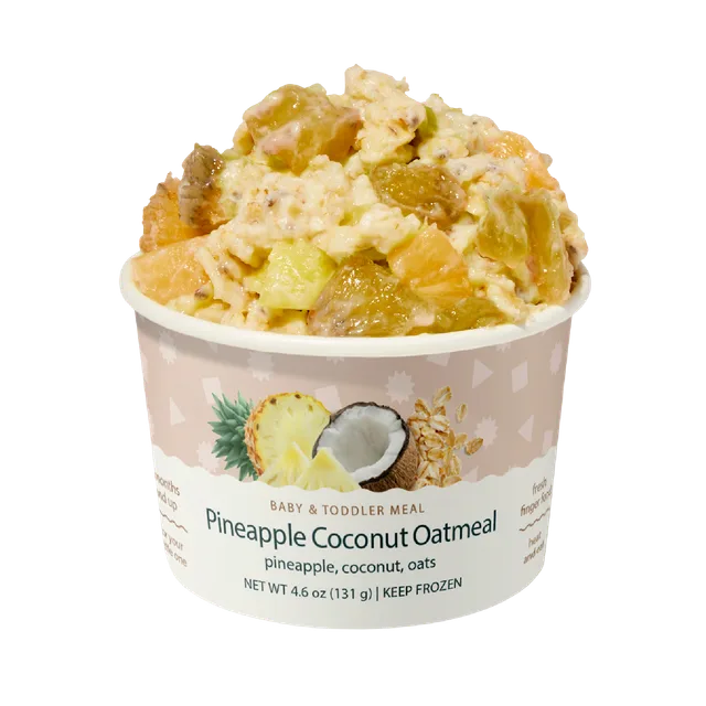 Tiny Organics Pineapple Coconut Oatmeal by Tiny Organics - Tier B kids snack