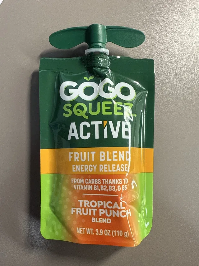 Tropical Fruit Punch Blend by GoGo squeeZ - Tier B kids snack