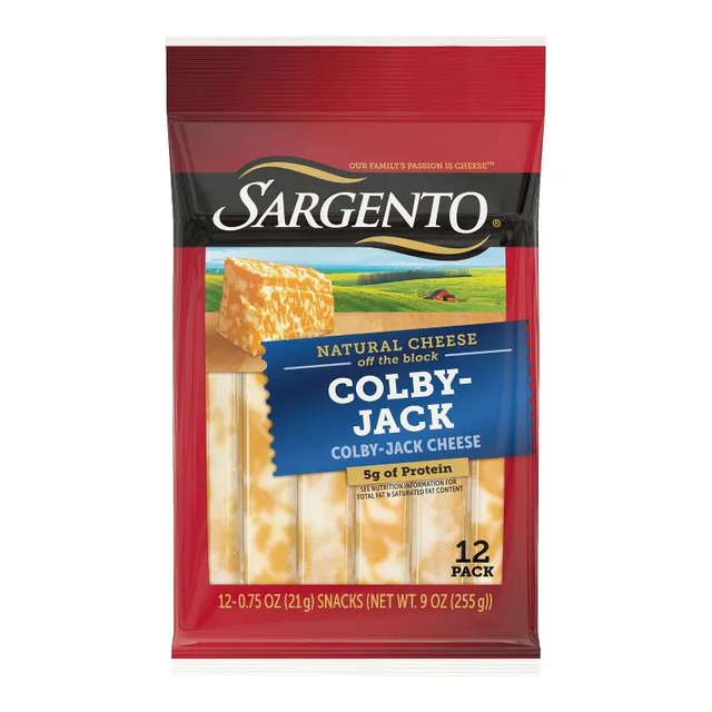 Sargento Natural Colby-Jack Cheese Sticks by Sargento - Tier A kids snack